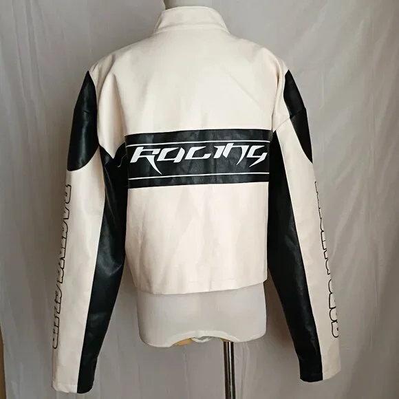 ❤️😲❤️ WOW Just in🎄🎄 Dazy Cropped Formula 1 Moto Jacket - Picture 7 of 16